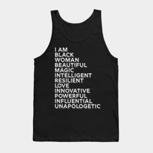 I Am A Powerful Woman, African American, Black History Tank Top